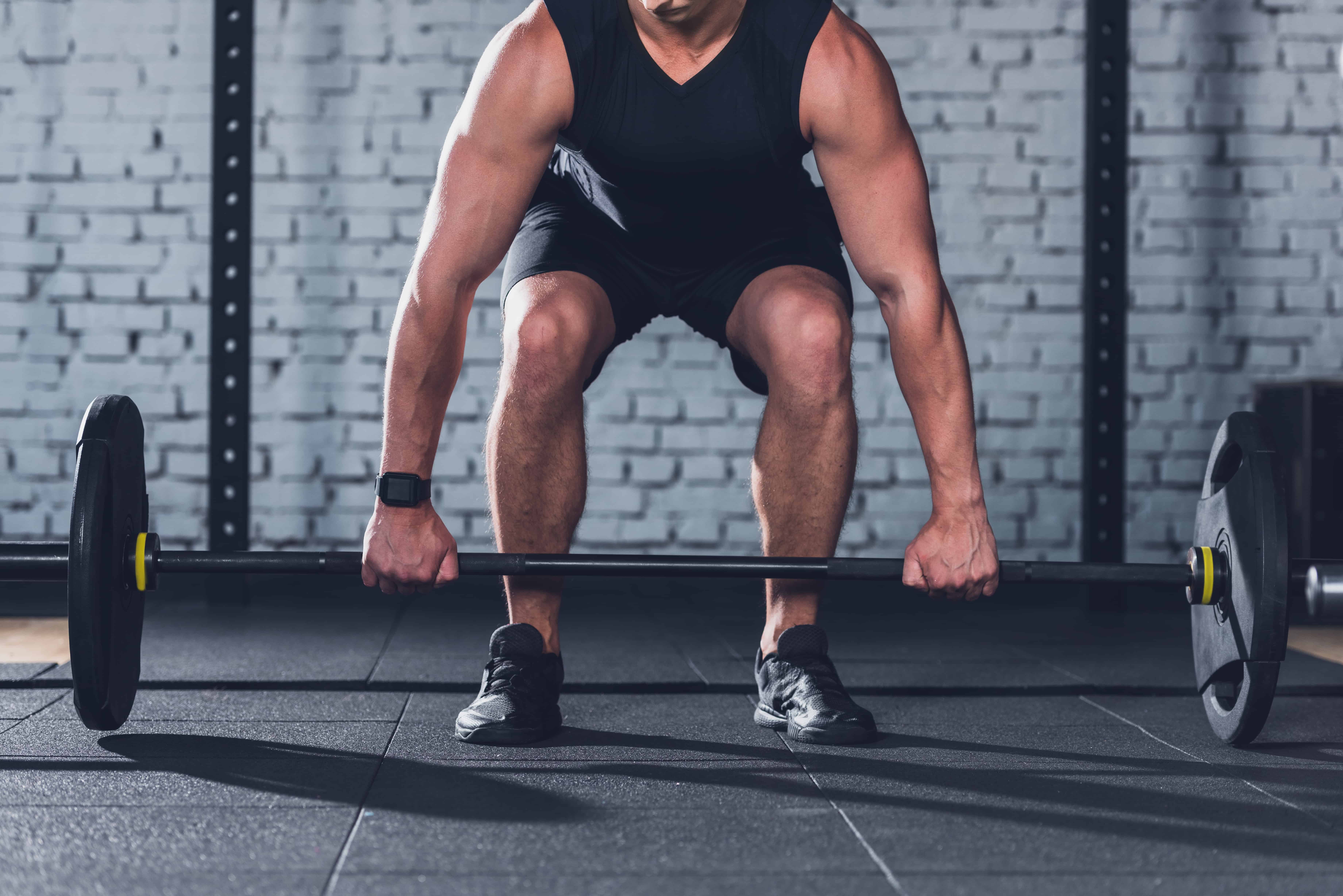 Man Lifting Barbells Man Lifting Barbells